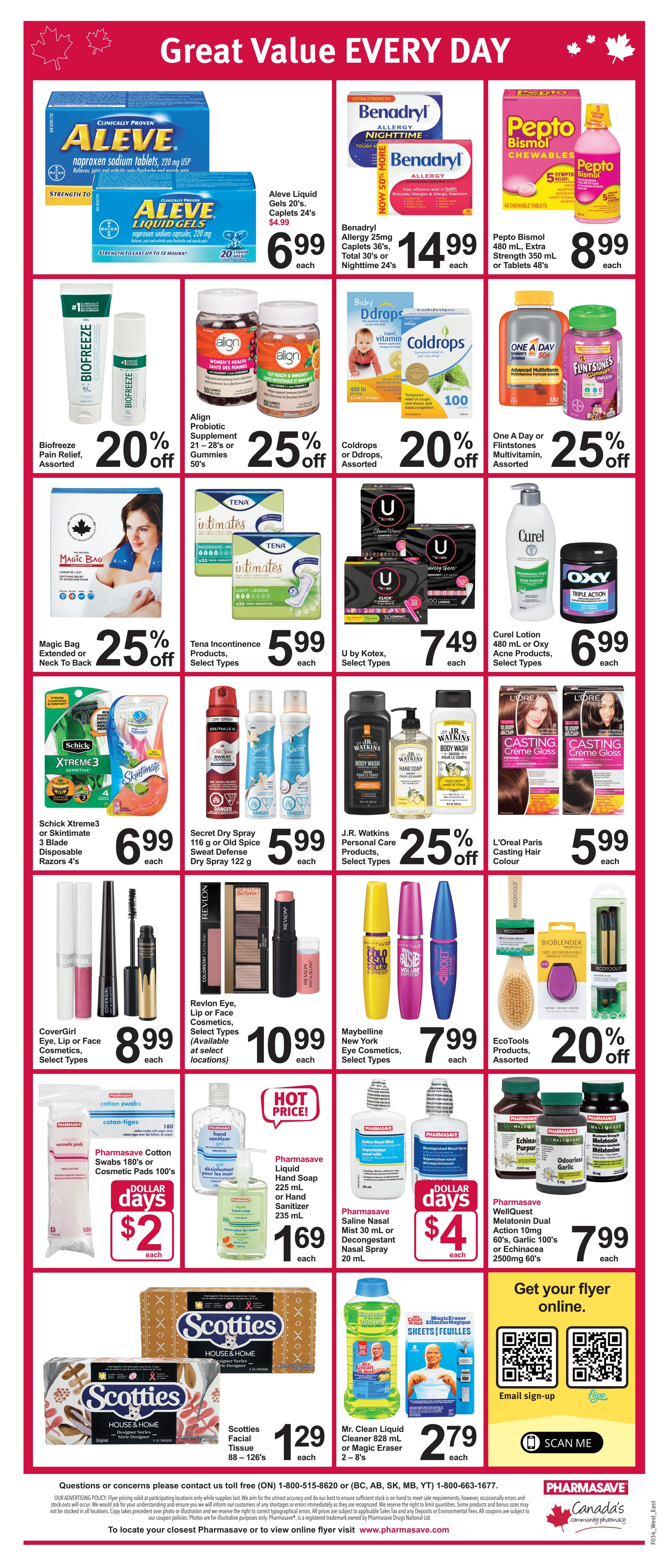 Pharmasave (ON & West) Flyer August 26 to September 1