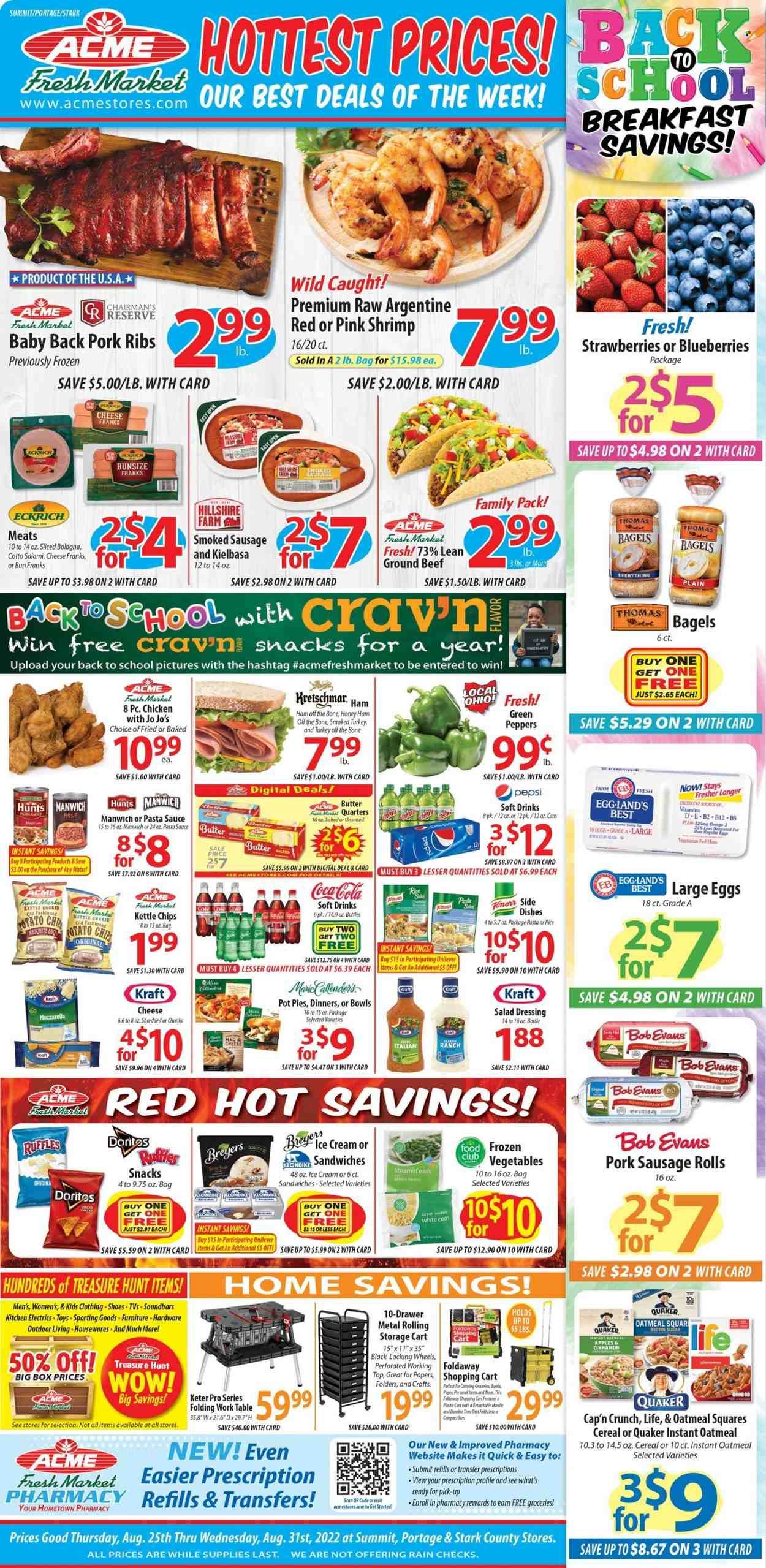 ACME Fresh Market (OH) Weekly Ad Flyer Specials August 25 to August 31, 2022