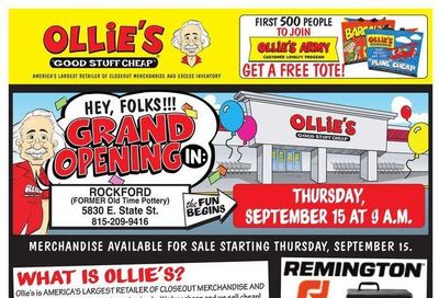 Ollie's Bargain Outlet (IL) Weekly Ad Flyer Specials September 14 to September 21, 2022