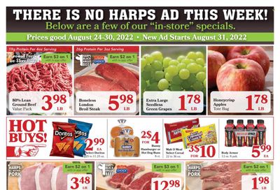 Harps Hometown Fresh (AR, MO, OK) Weekly Ad Flyer Specials August 24 to August 30, 2022