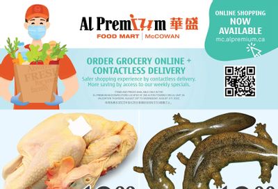 Al Premium Food Mart (McCowan) Flyer August 25 to 31
