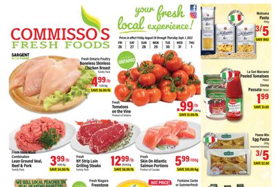 Commisso's Fresh Foods Flyer August 26 to September 1