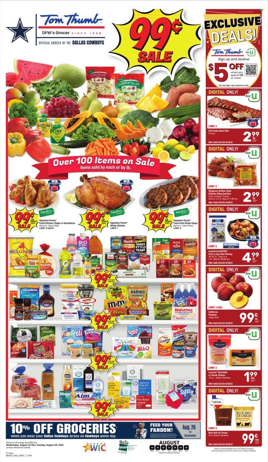 Tom Thumb (TX) Weekly Ad Flyer Specials August 24 to August 30, 2022