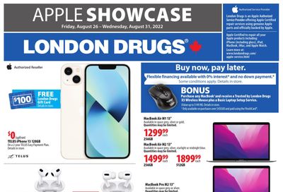 London Drugs Apple Showcase Flyer August 26 to 31