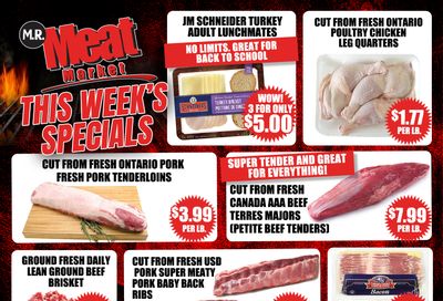 M.R. Meat Market Flyer August 25 to September 1