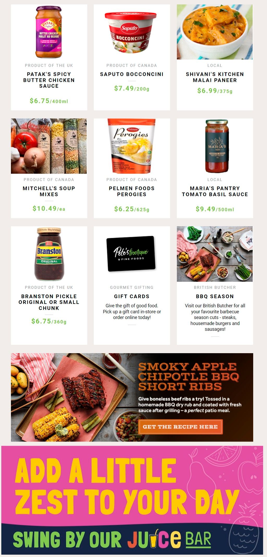 Pete's Fine Foods Flyer August 25 to 31