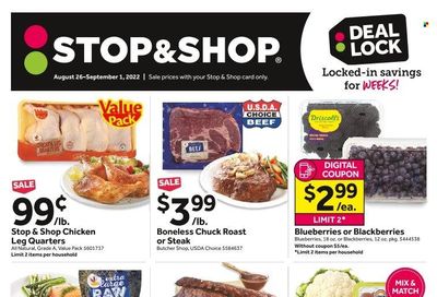 Stop & Shop (NY) Weekly Ad Flyer Specials August 26 to September 1, 2022