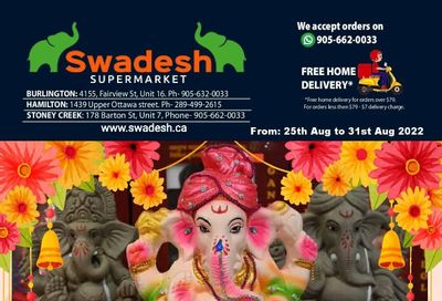 Swadesh Supermarket Flyer August 25 to 31