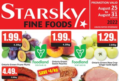 Starsky Foods Flyer August 25 to 31