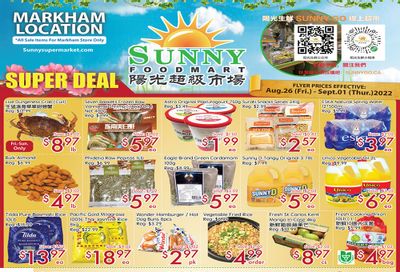 Sunny Foodmart (Markham) Flyer August 26 to September 1