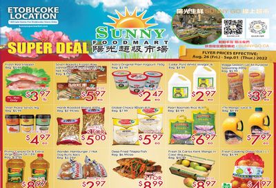 Sunny Foodmart (Etobicoke) Flyer August 26 to September 1