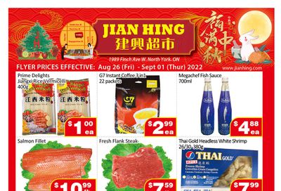 Jian Hing Supermarket (North York) Flyer August 26 to September 1