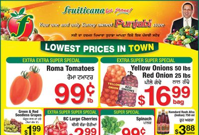 Fruiticana (Greater Vancouver) Flyer August 25 to 31