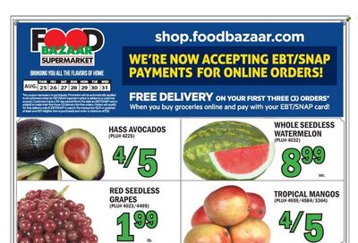 Food Bazaar (CT, NJ, NY) Weekly Ad Flyer Specials August 25 to August 31, 2022