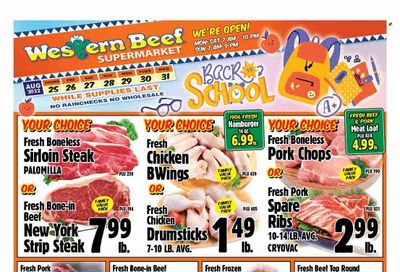 Western Beef (FL, NY) Weekly Ad Flyer Specials August 25 to August 31, 2022