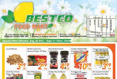 BestCo Food Mart (Etobicoke) Flyer August 26 to September 1