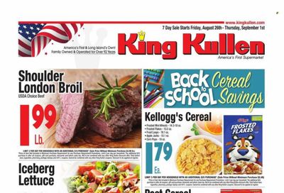 King Kullen (NY) Weekly Ad Flyer Specials August 26 to September 1, 2022