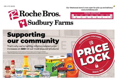 Roche Bros. (MA) Weekly Ad Flyer Specials August 26 to September 1, 2022