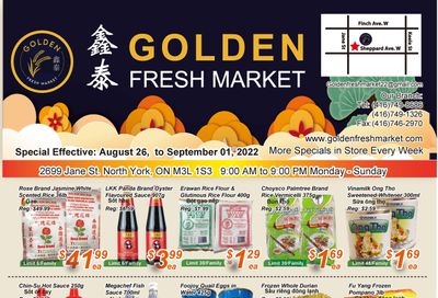 Golden Fresh Market Flyer August 26 to September 1