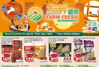 Farm Fresh Supermarket Flyer August 26 to September 1