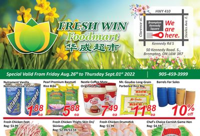 Fresh Win Foodmart Flyer August 26 to September 1