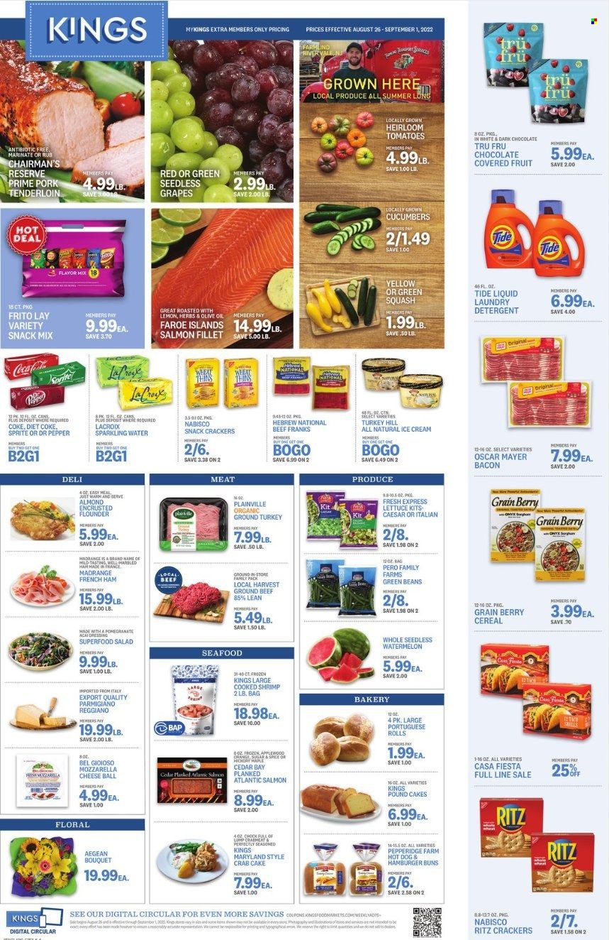 Kings Food Markets (CT, NJ, NY) Weekly Ad Flyer Specials August 26 to September 1, 2022