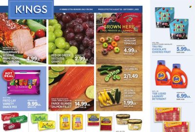 Kings Food Markets (CT, NJ, NY) Weekly Ad Flyer Specials August 26 to September 1, 2022