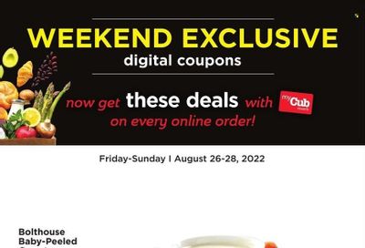 Cub Foods (MN) Weekly Ad Flyer Specials August 26 to August 28, 2022