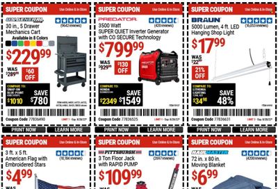 Harbor Freight Weekly Ad Flyer Specials August 26 to August 28, 2022