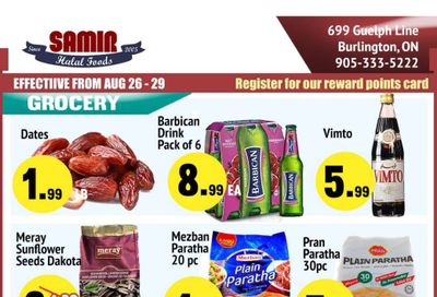Samir Supermarket Flyer August 26 to 29