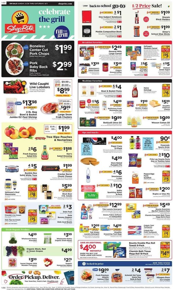 ShopRite (CT, DE, MD, NJ, NY, PA) Weekly Ad Flyer Specials August 28 to