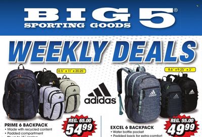 Big 5 (AZ, CA, CO, ID, NM, OR, UT, WA) Weekly Ad Flyer Specials August 26 to September 5, 2022