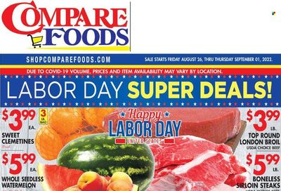 Compare Foods Weekly Ad Flyer Specials August 26 to September 1, 2022
