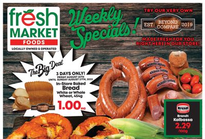 Fresh Market Foods Flyer August 26 to September 1