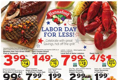 Hannaford (NY) Weekly Ad Flyer Specials August 28 to September 3, 2022