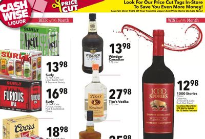 Cash Wise Liquor Only (MN) Weekly Ad Flyer Specials August 28 to September 3, 2022