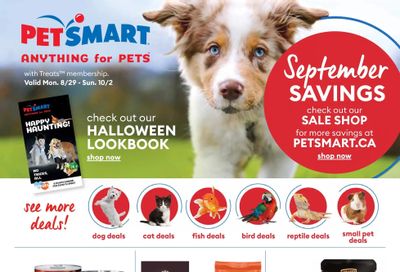 PetSmart September Savings Flyer August 29 to October 2