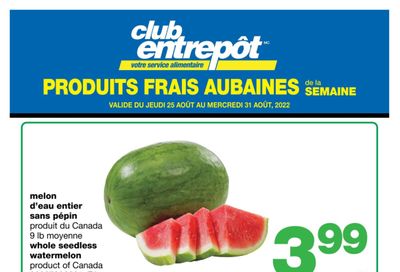 Wholesale Club (QC) Fresh Deals of the Week Flyer August 25 to 31