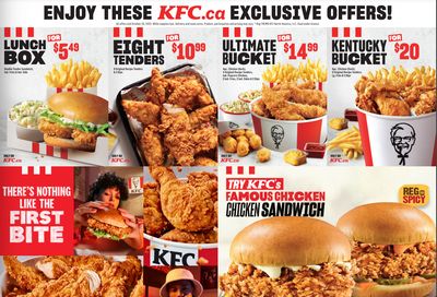 KFC Canada Coupon (British Columbia) Valid until October 30