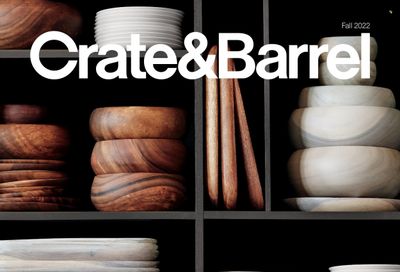 Crate & Barrel Promotions & Flyer Specials October 2022
