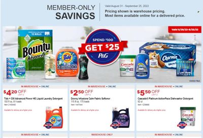 Costco Weekly Ad Flyer Specials August 31 to September 25, 2022