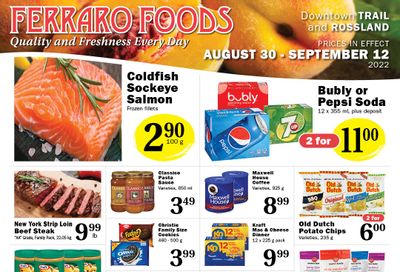 Ferraro Foods Flyer August 30 to September 12