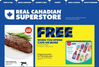 Real Canadian Superstore (West) Flyer September 1 to 7