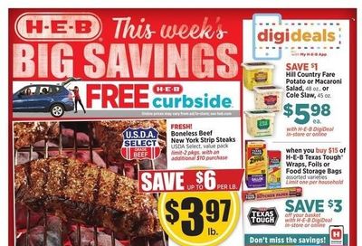 H-E-B (TX) Weekly Ad Flyer Specials August 31 to September 6, 2022