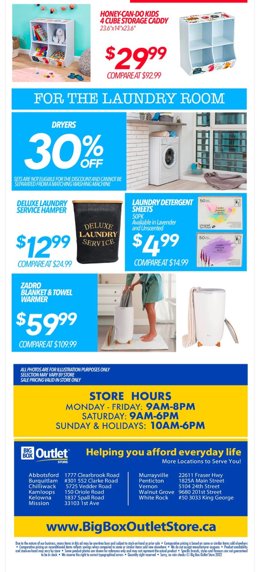 Big Box Outlet Store Flyer August 31 to September 6