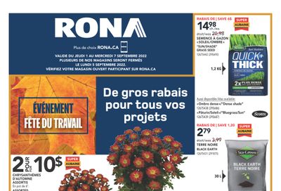 Rona (QC) Flyer September 1 to 7