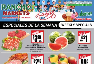 Rancho Markets (UT) Weekly Ad Flyer Specials August 30 to September 5, 2022