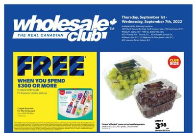 Real Canadian Wholesale Club Flyer September 1 to 7