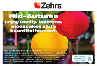 Zehrs Mid-Autumn Flyer August 25 to September 7