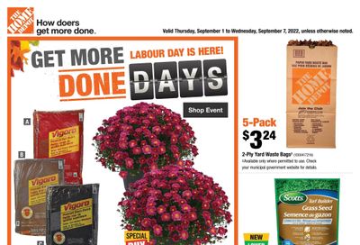 Home Depot (ON) Flyer September 1 to 7